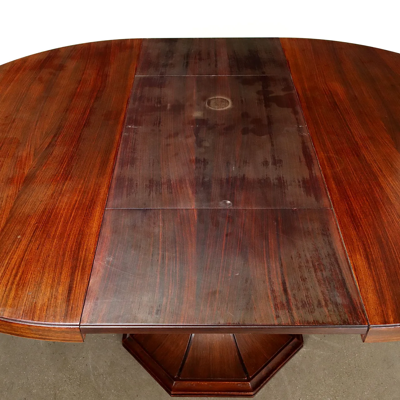 Exotic wood veneer table, 1960s 5