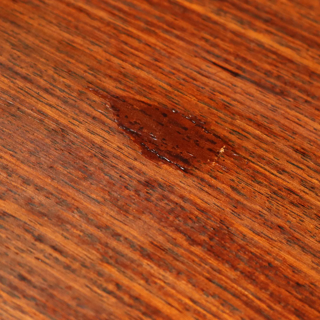 Exotic wood veneer table, 1960s 6