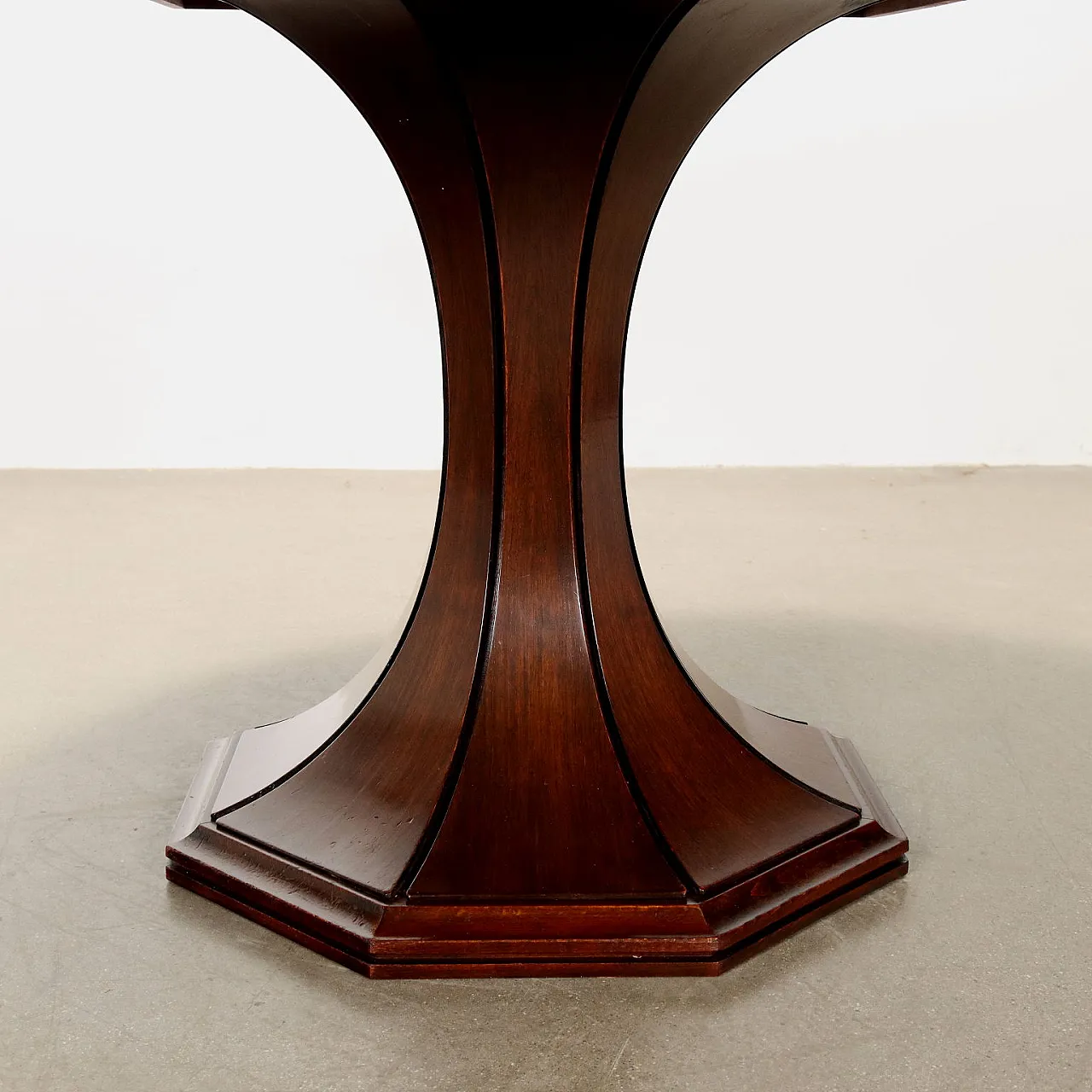 Exotic wood veneer table, 1960s 8