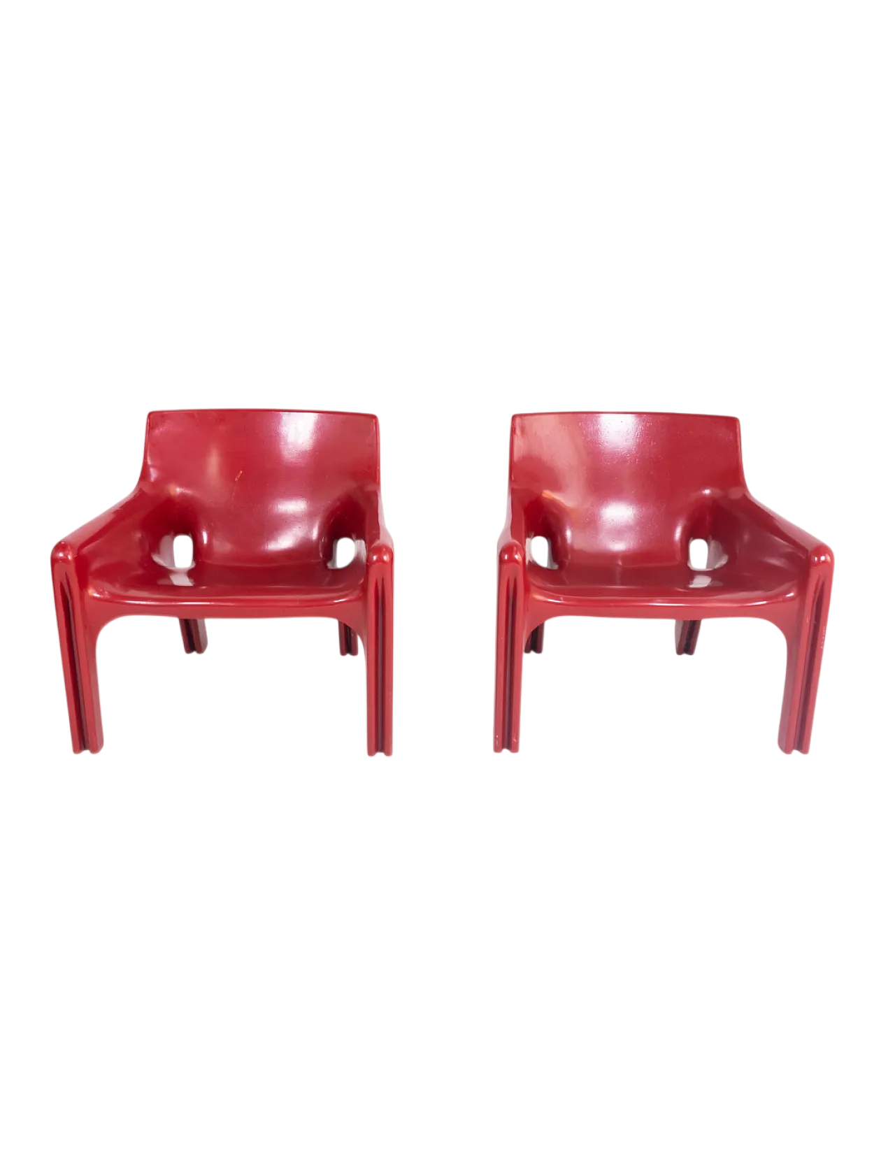 Coppia di poltrone Vicario di Vico Magistretti per Artemide, anni '70 6