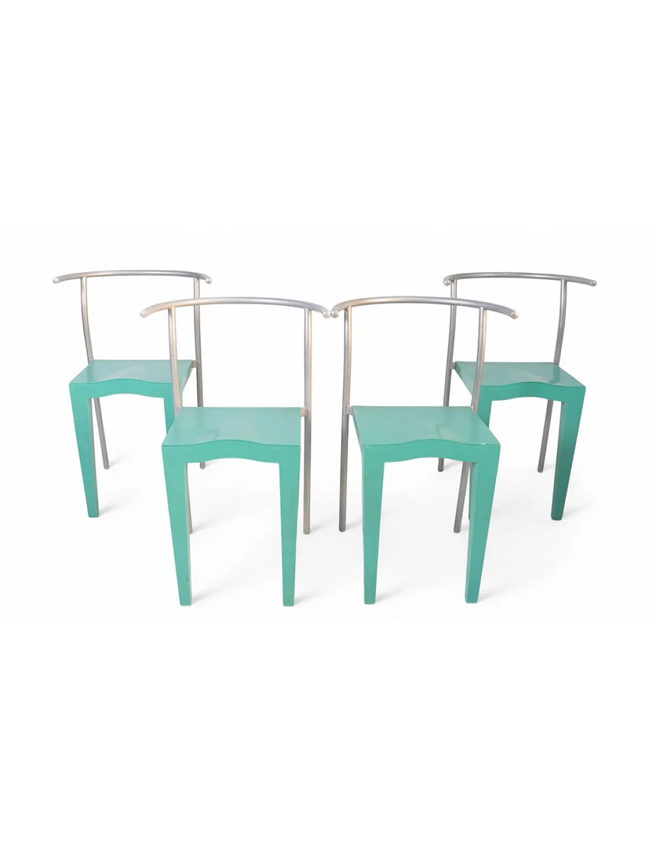 4 Dr. Glob chairs by Philippe Starck for Kartell, 1980s 1