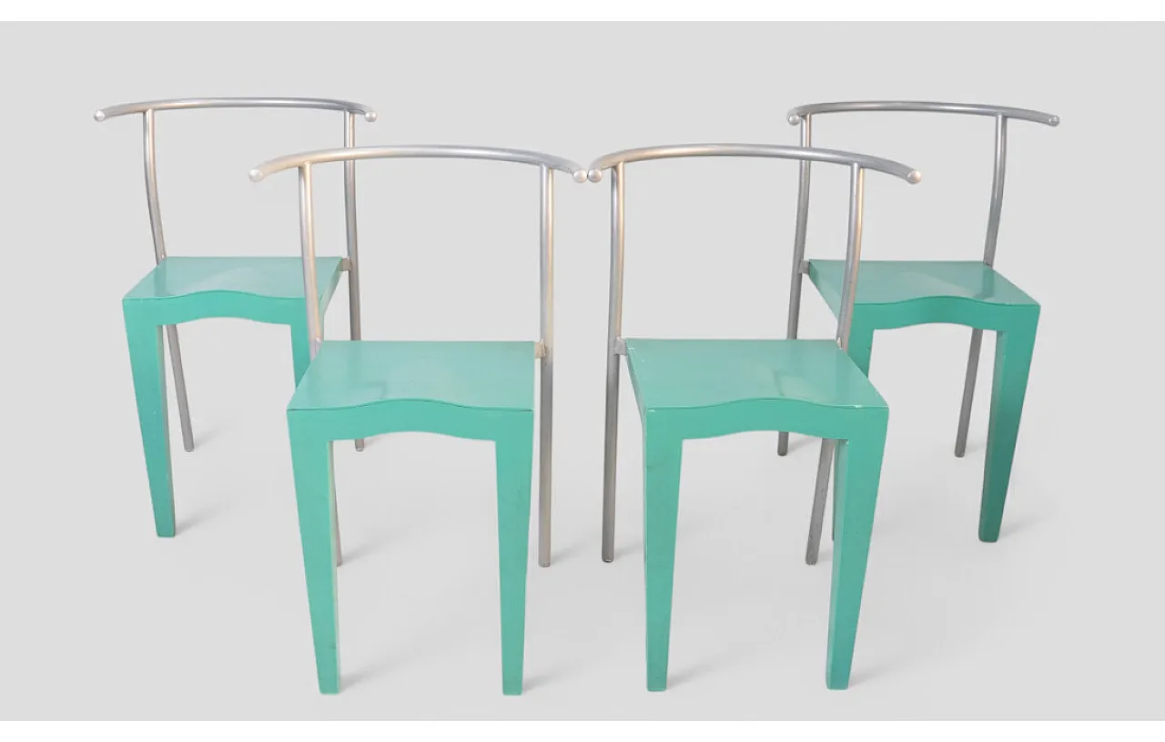 4 Dr. Glob chairs by Philippe Starck for Kartell, 1980s 2