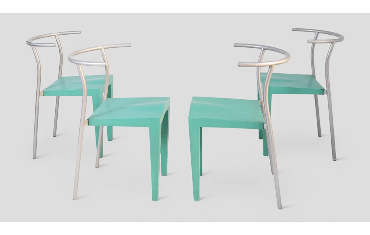 4 Dr. Glob chairs by Philippe Starck for Kartell, 1980s 3