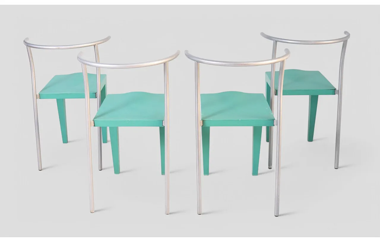 4 Dr. Glob chairs by Philippe Starck for Kartell, 1980s 4