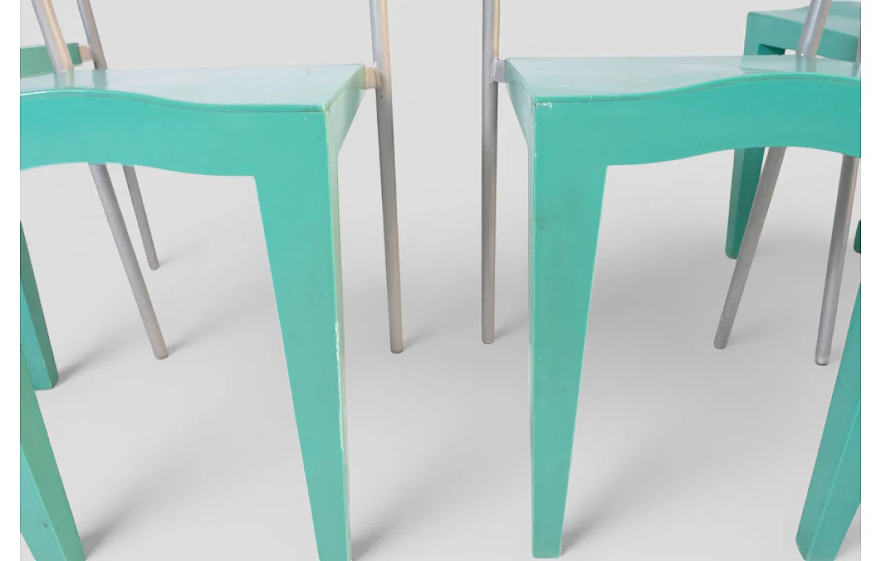 4 Dr. Glob chairs by Philippe Starck for Kartell, 1980s 6