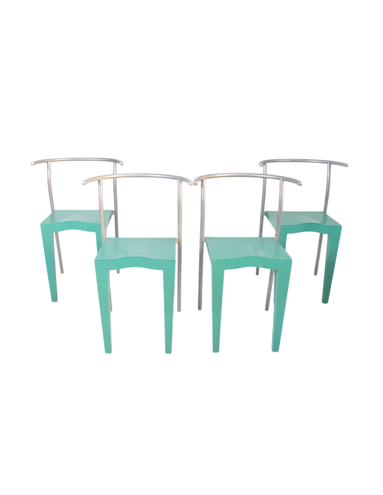 4 Dr. Glob chairs by Philippe Starck for Kartell, 1980s 9