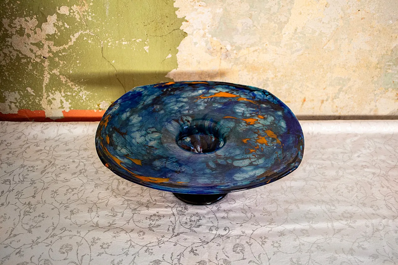 Centrotavola in vetro soffiato di Charles Schneider, anni '20 2