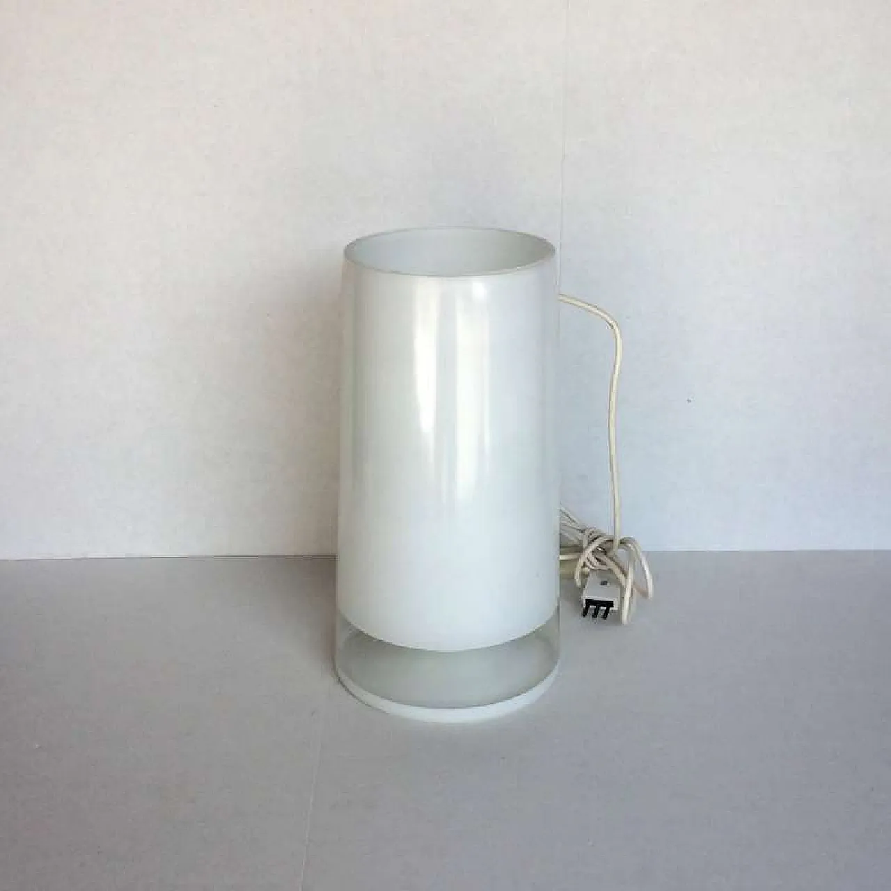 Lampada da tavolo Murano Due in vetro di Murano, anni '80 1