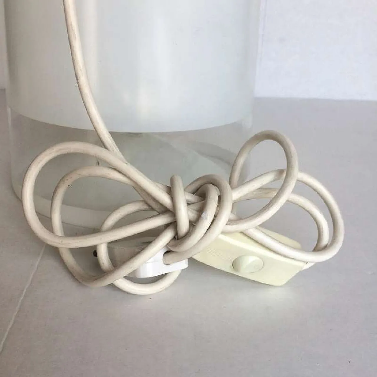 Lampada da tavolo Murano Due in vetro di Murano, anni '80 6