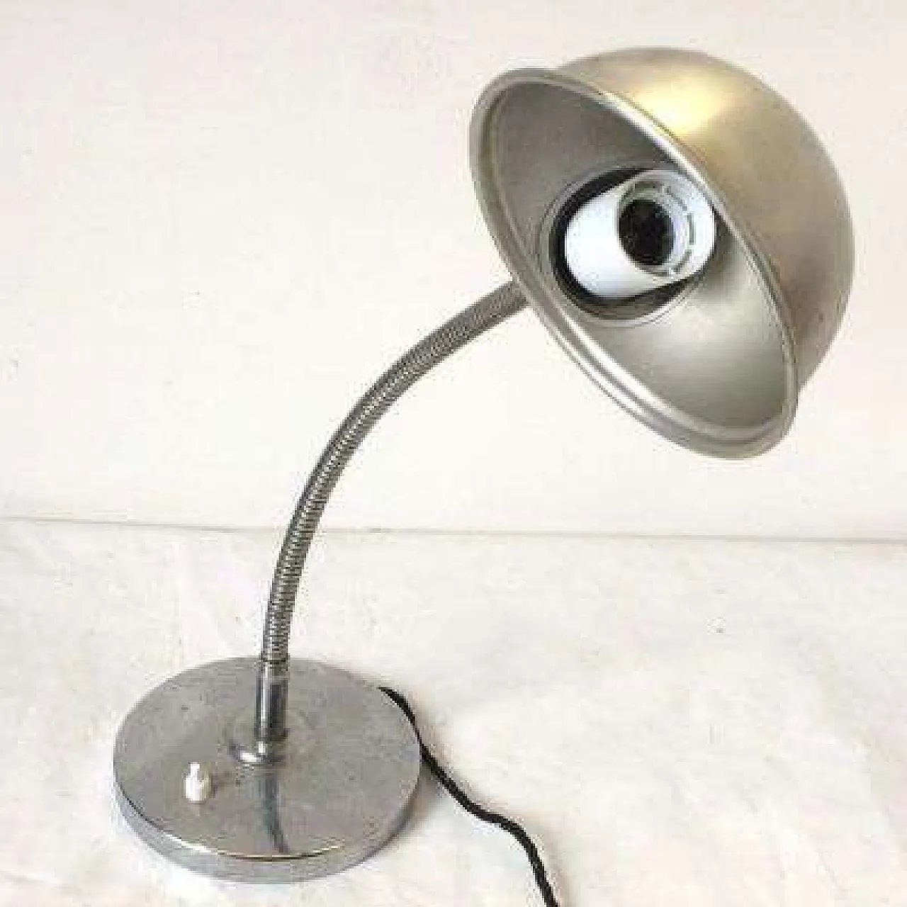 Lampada da tavolo art. 1003 Seminara in alluminio, anni '60 3