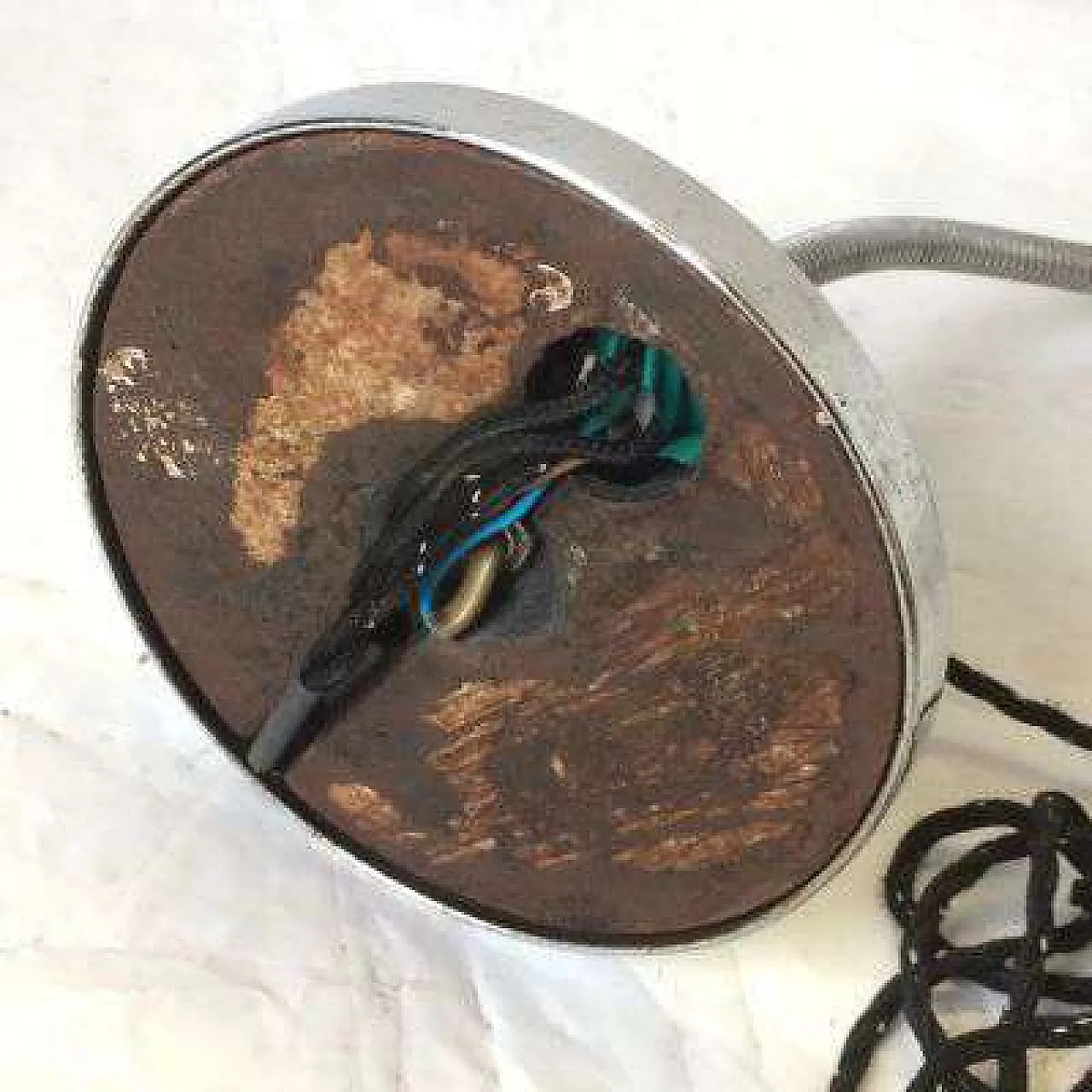 Lampada da tavolo art. 1003 Seminara in alluminio, anni '60 5