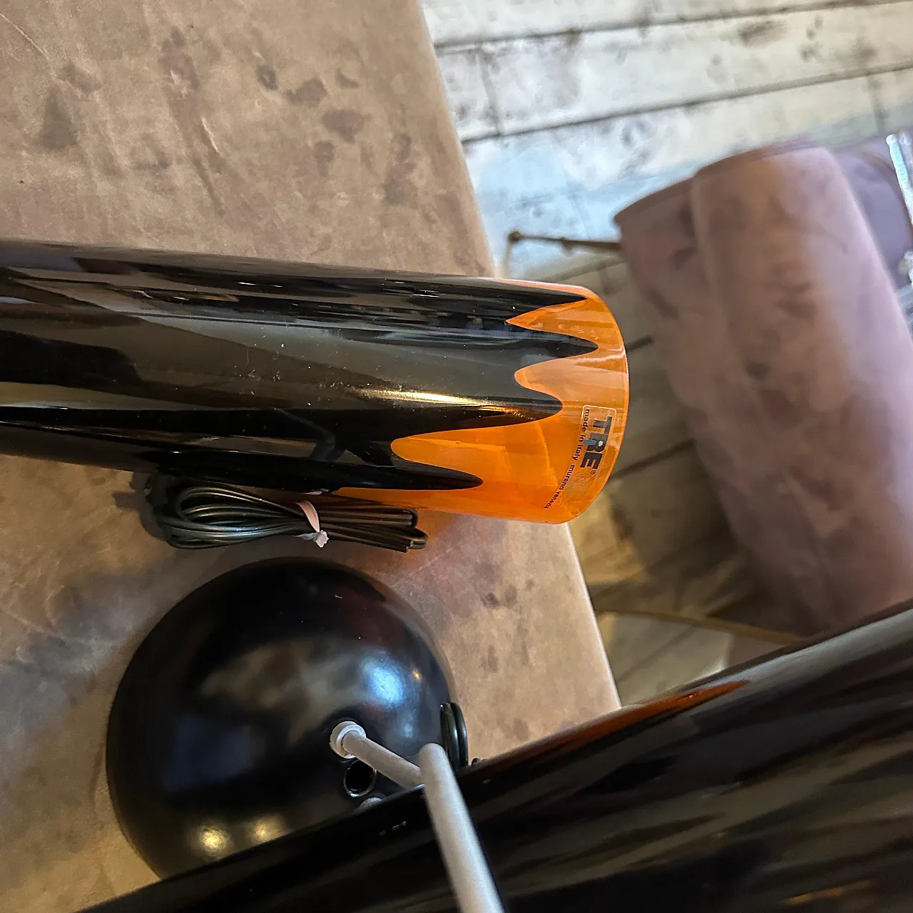 Applique in vetro di Murano e metallo di I Tre, anni '80 12