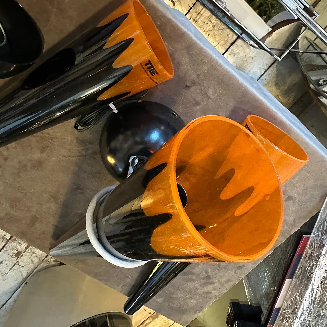 Applique in vetro di Murano e metallo di I Tre, anni '80 14