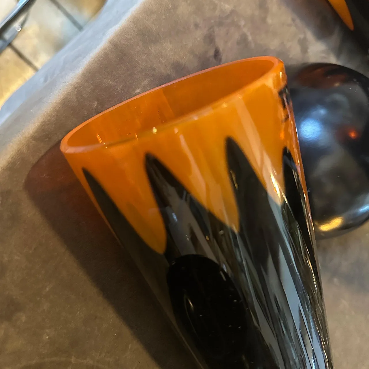 Applique in vetro di Murano e metallo di I Tre, anni '80 20