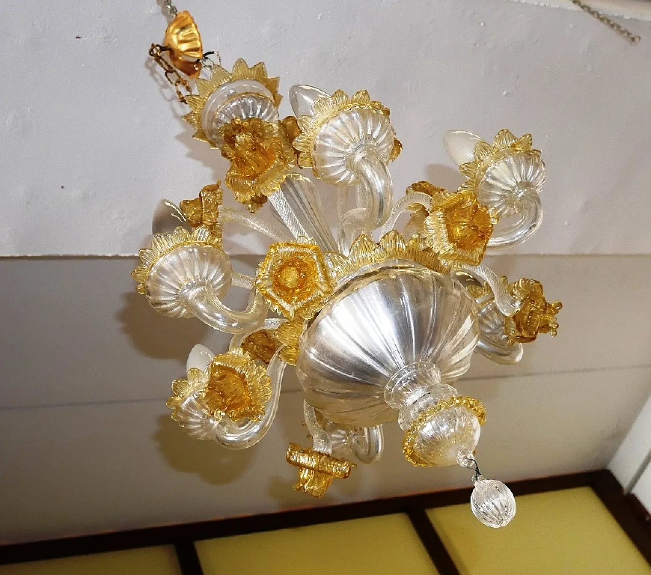 Murano glass chandelier, 50s 2