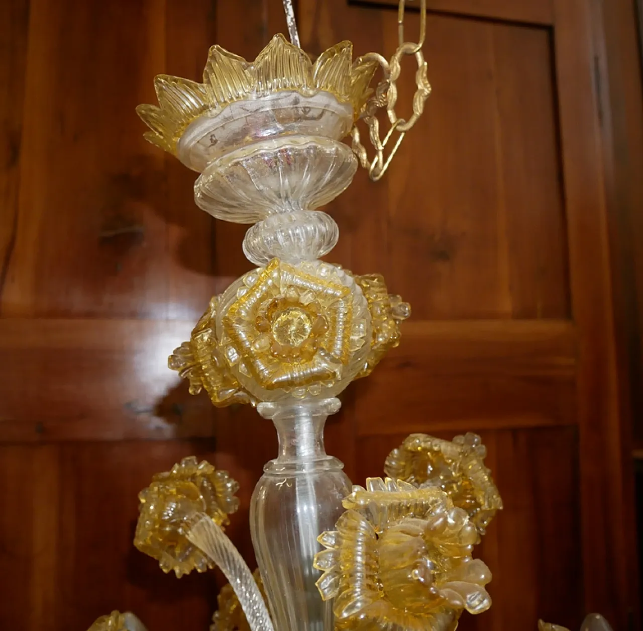 Murano glass chandelier, 50s 5