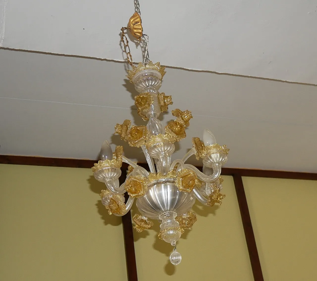 Murano glass chandelier, 50s 10