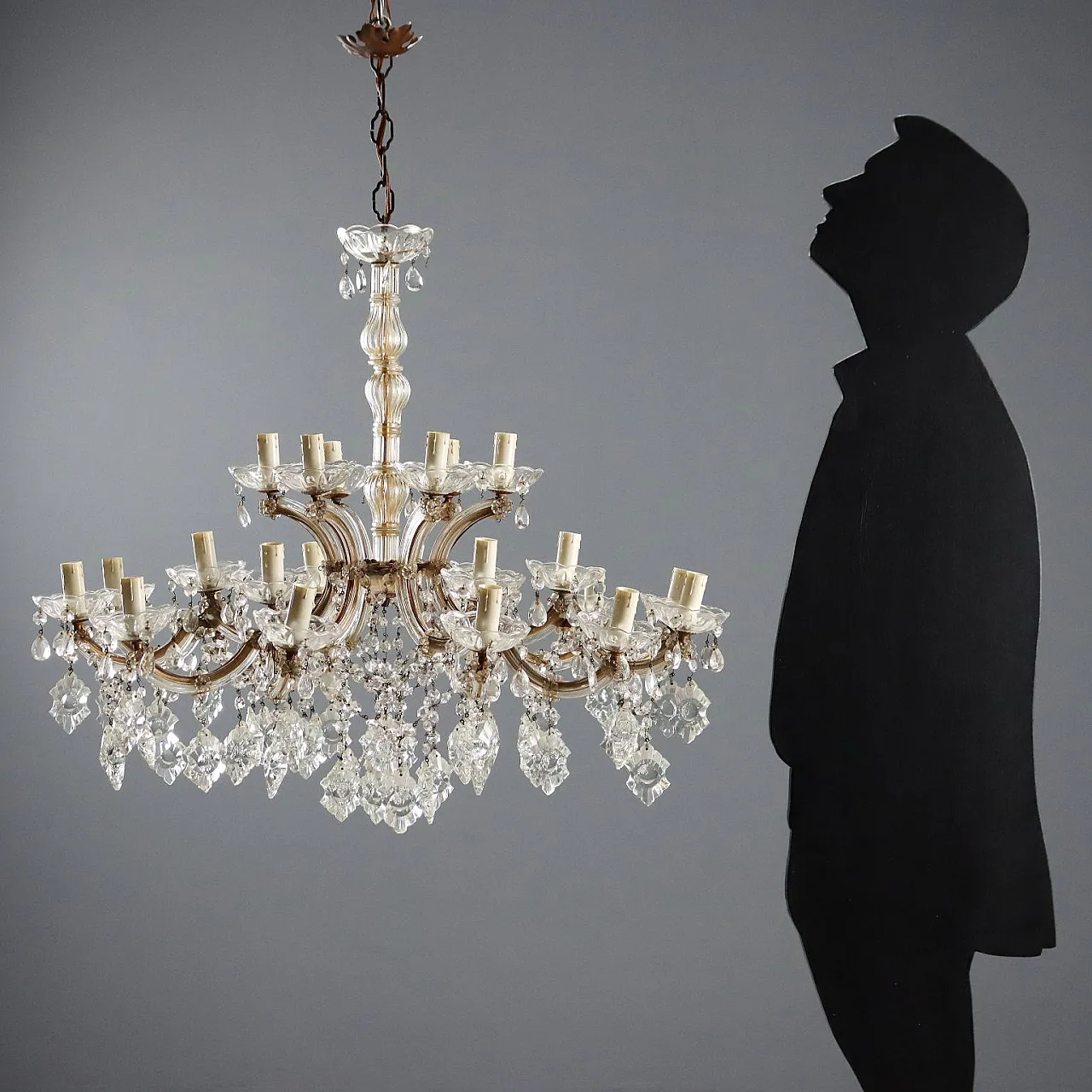 Lampadario in stile Maria Teresa, primo '900 2