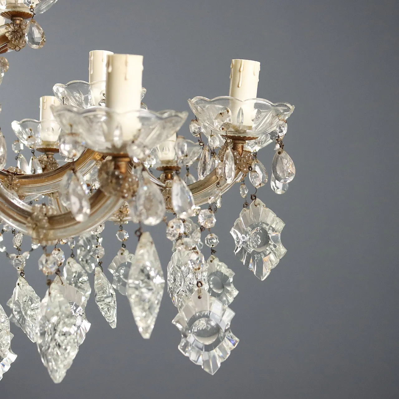 Lampadario in stile Maria Teresa, primo '900 3