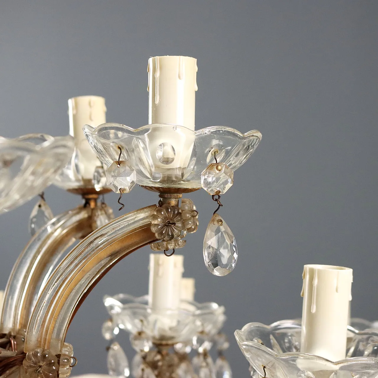 Lampadario in stile Maria Teresa, primo '900 7