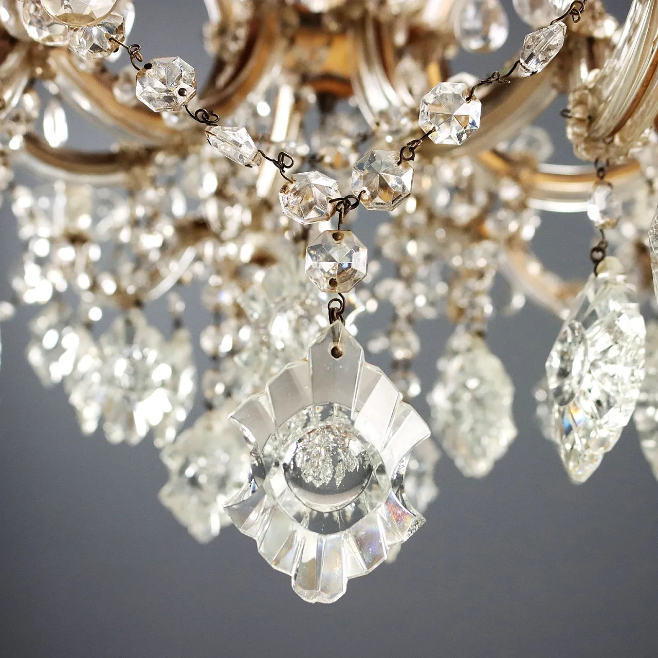 Lampadario in stile Maria Teresa, primo '900 8