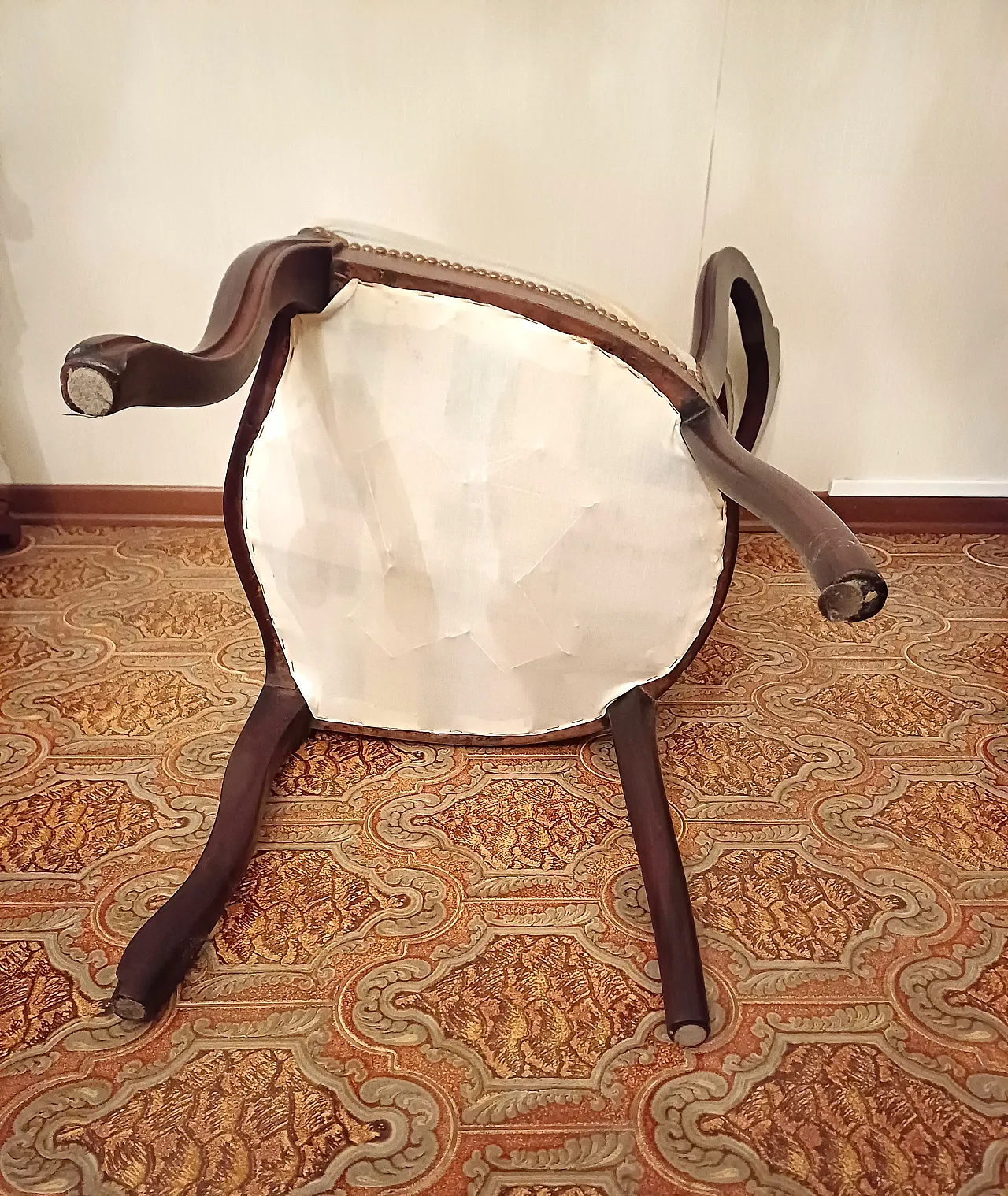 Lotto 3 Sedie In Noce Stile Luigi Filippo, '800 15