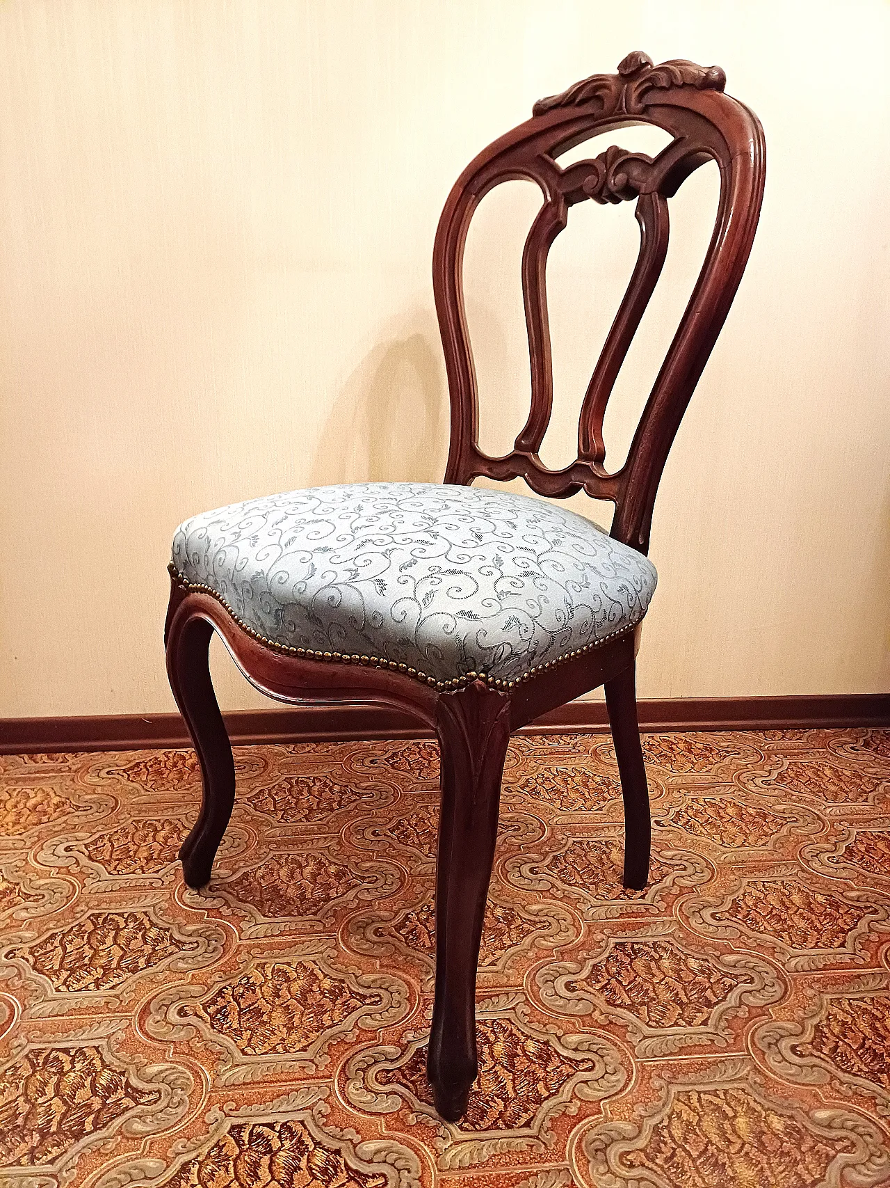 Sedia In Noce, Stile Luigi Filippo, '800 1