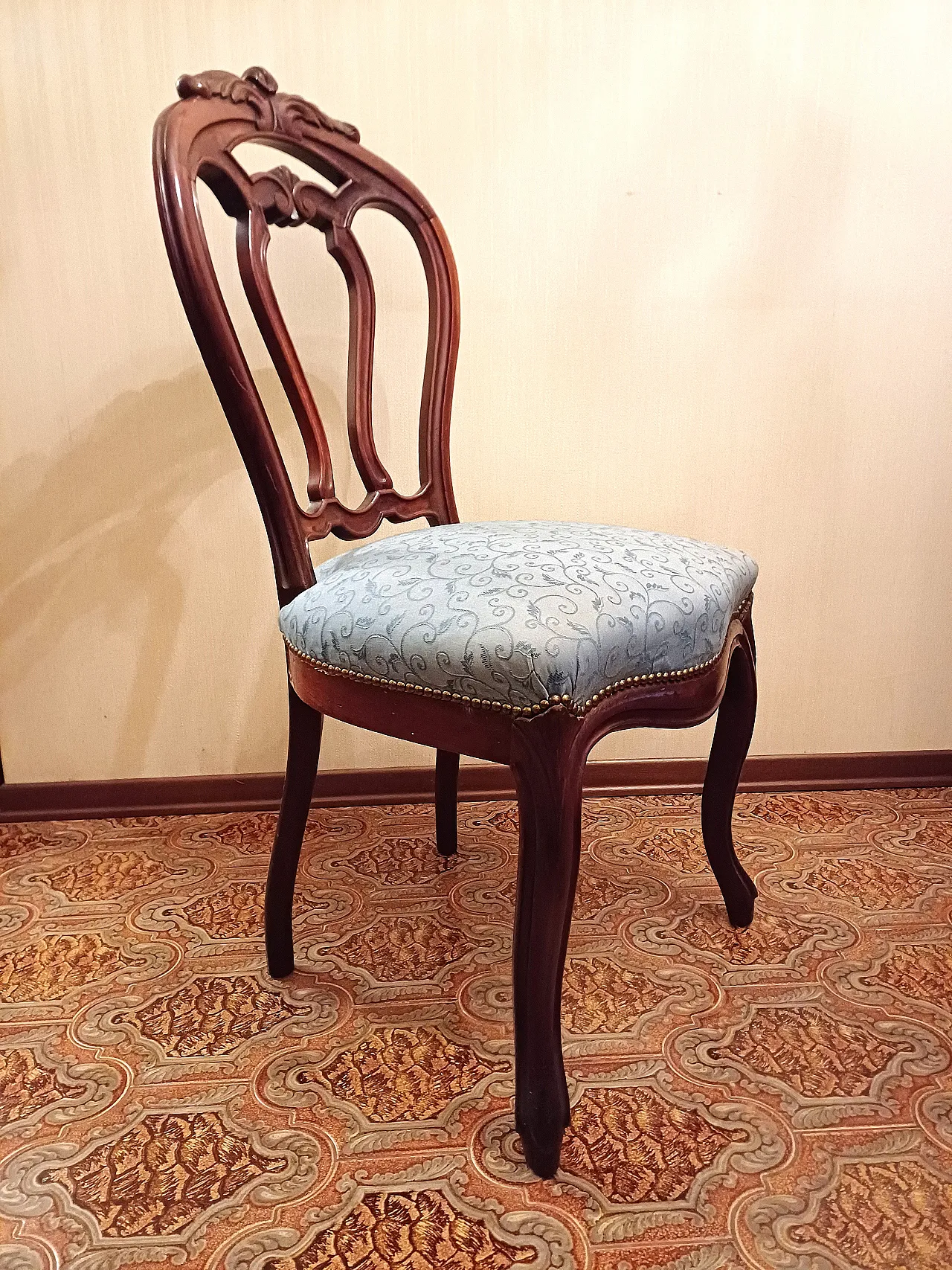 Sedia In Noce, Stile Luigi Filippo, '800 3