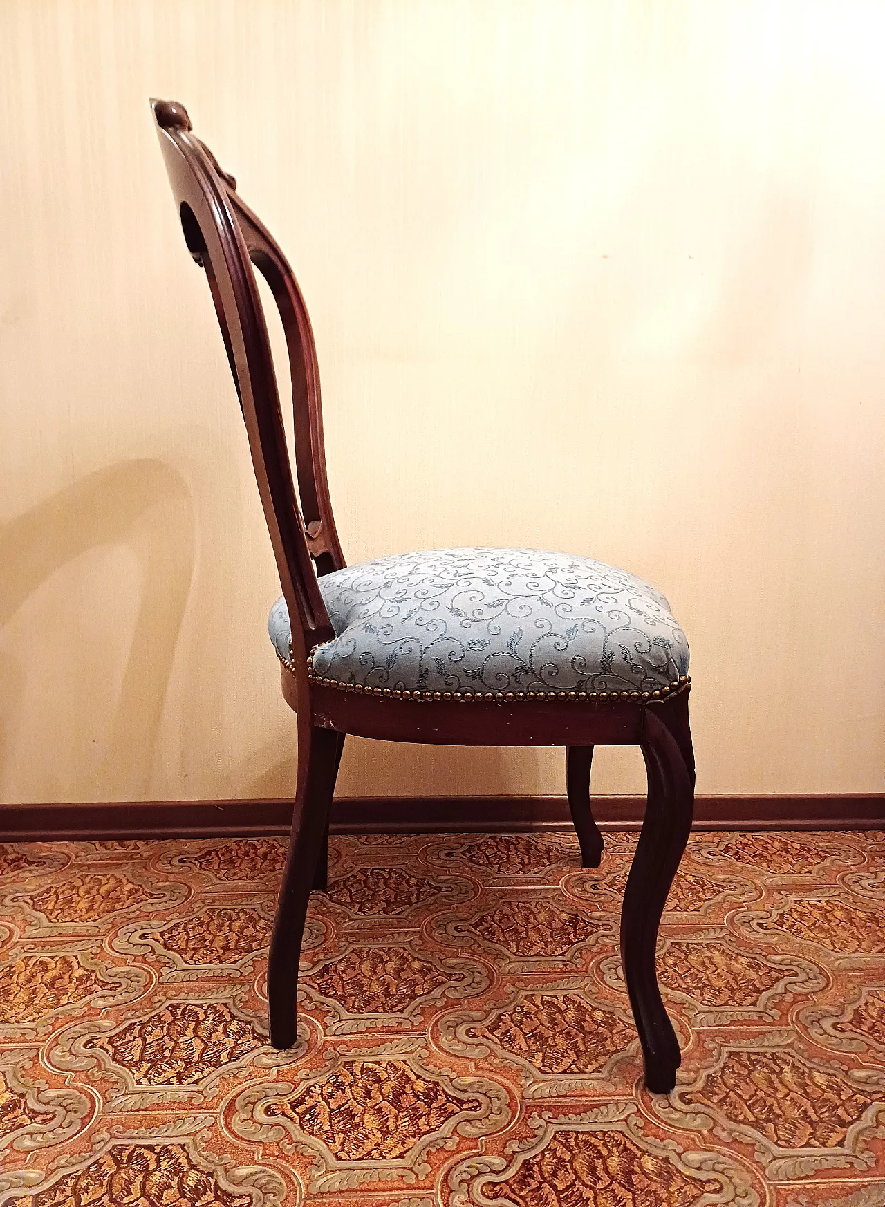 Sedia In Noce, Stile Luigi Filippo, '800 4