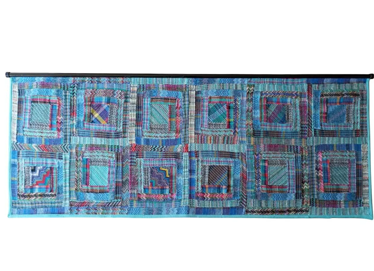 Arazzo Missoni azzurro da appendere, anni ‘80 10