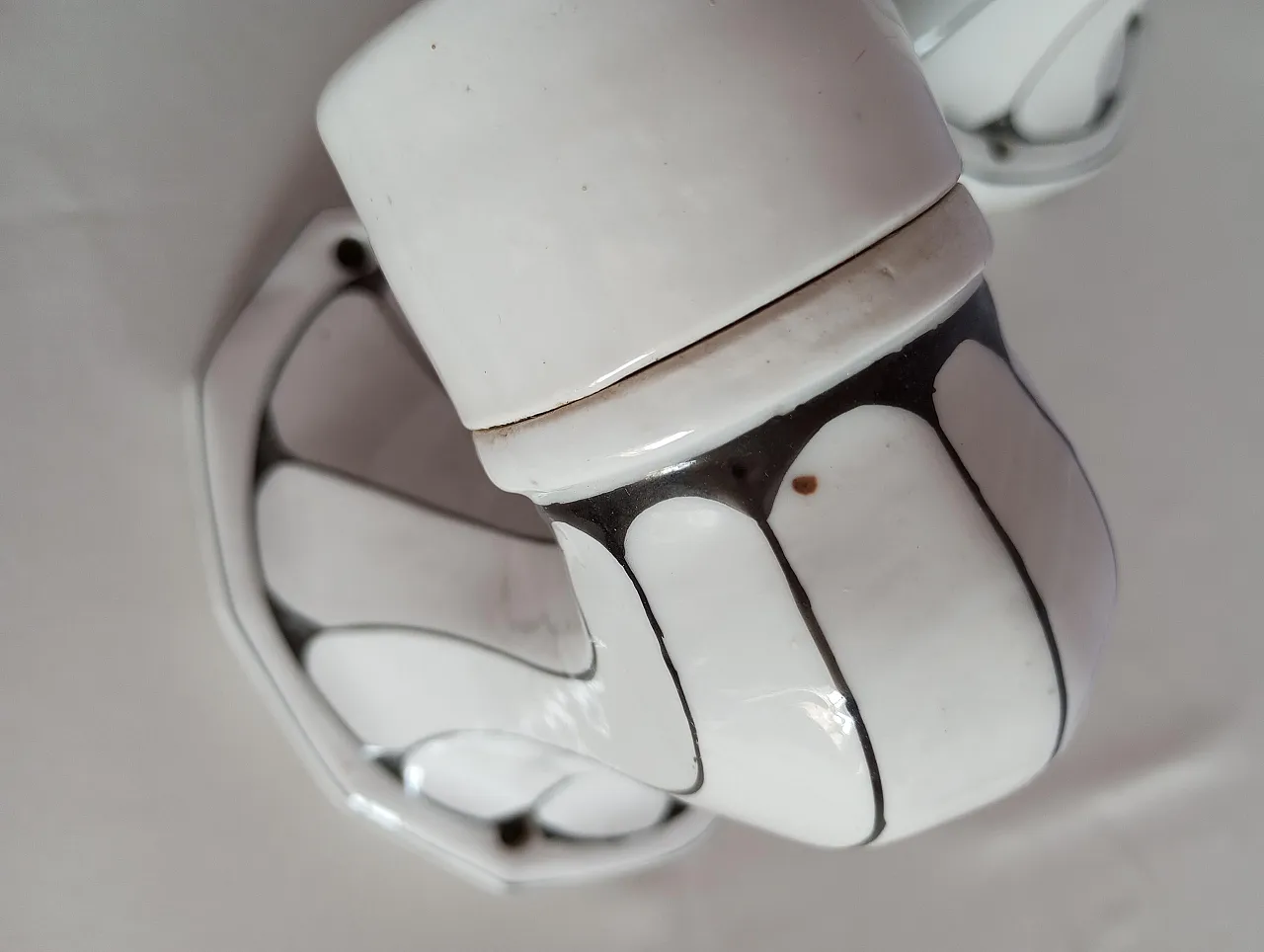 Set di appliques Art Noveau in pocellana Brunquell, Germania, anni ‘60 7