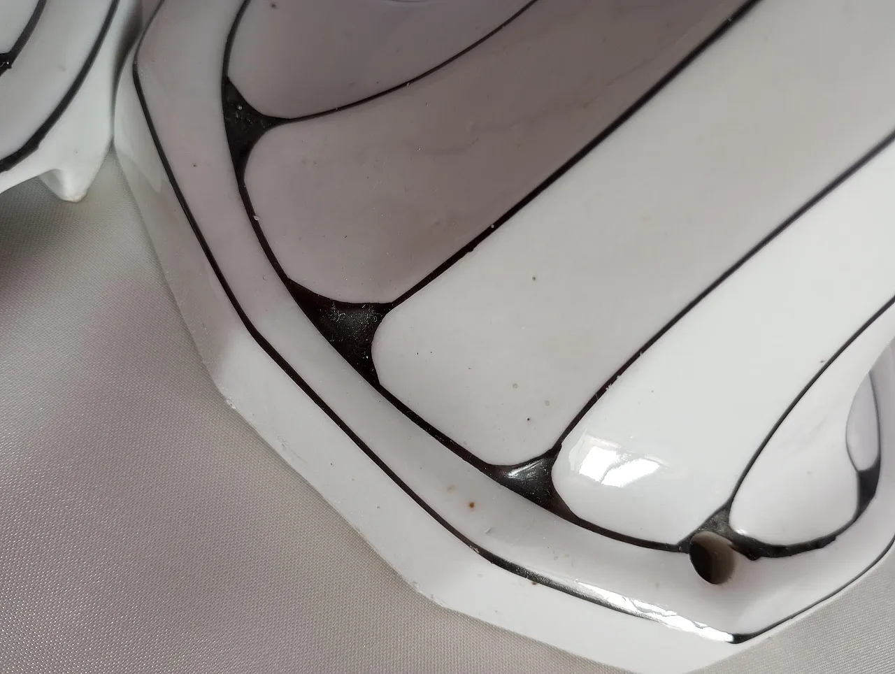 Set di appliques Art Noveau in pocellana Brunquell, Germania, anni ‘60 9