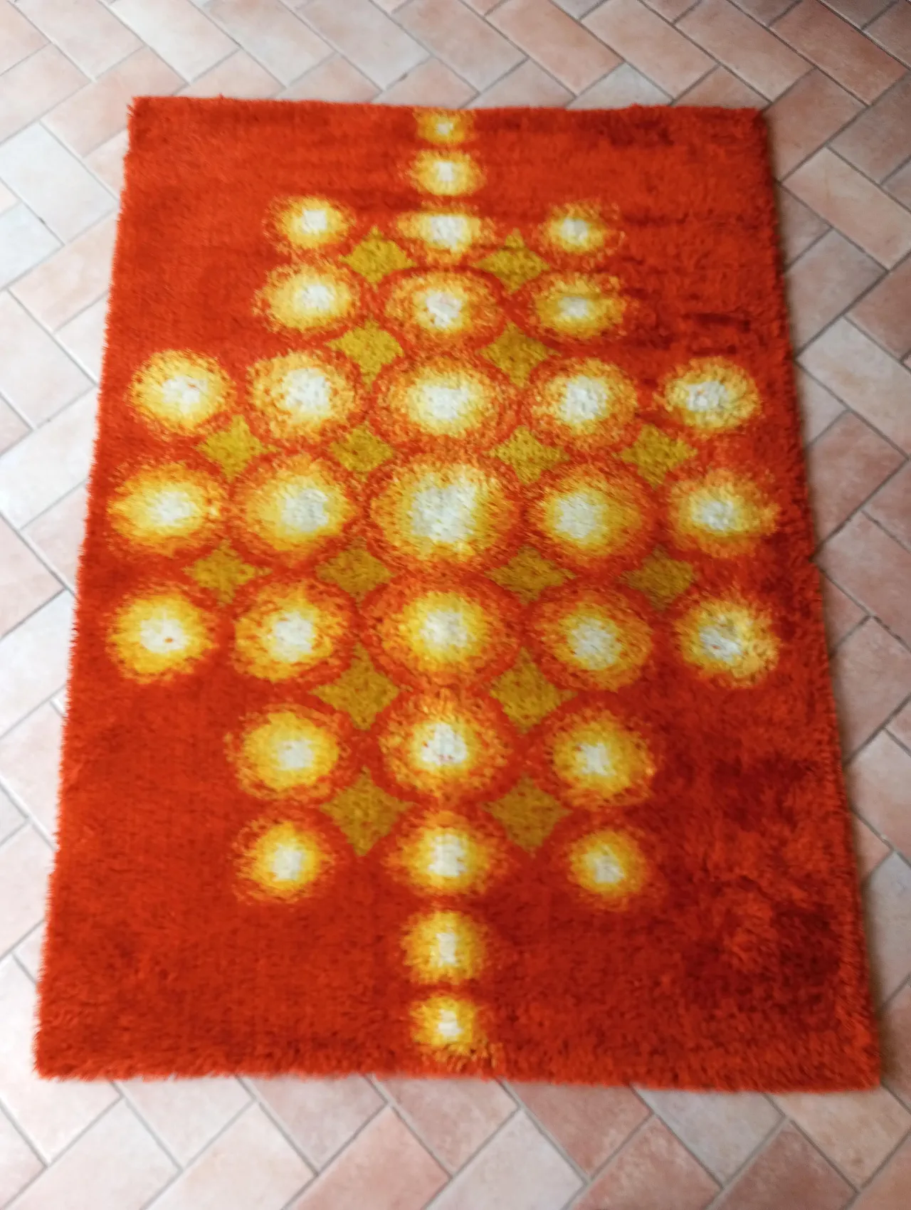 Ege Taepper Rya carpet, Denmark, 1970s 12