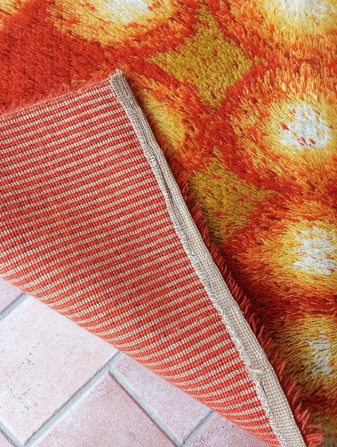 Ege Taepper Rya carpet, Denmark, 1970s 13