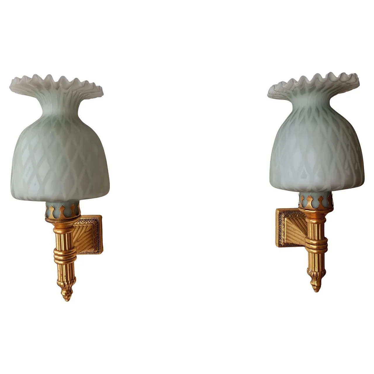 Pair wall lights, 1970s 1