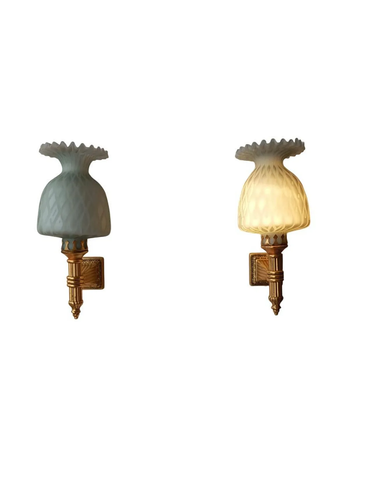 Pair wall lights, 1970s 15