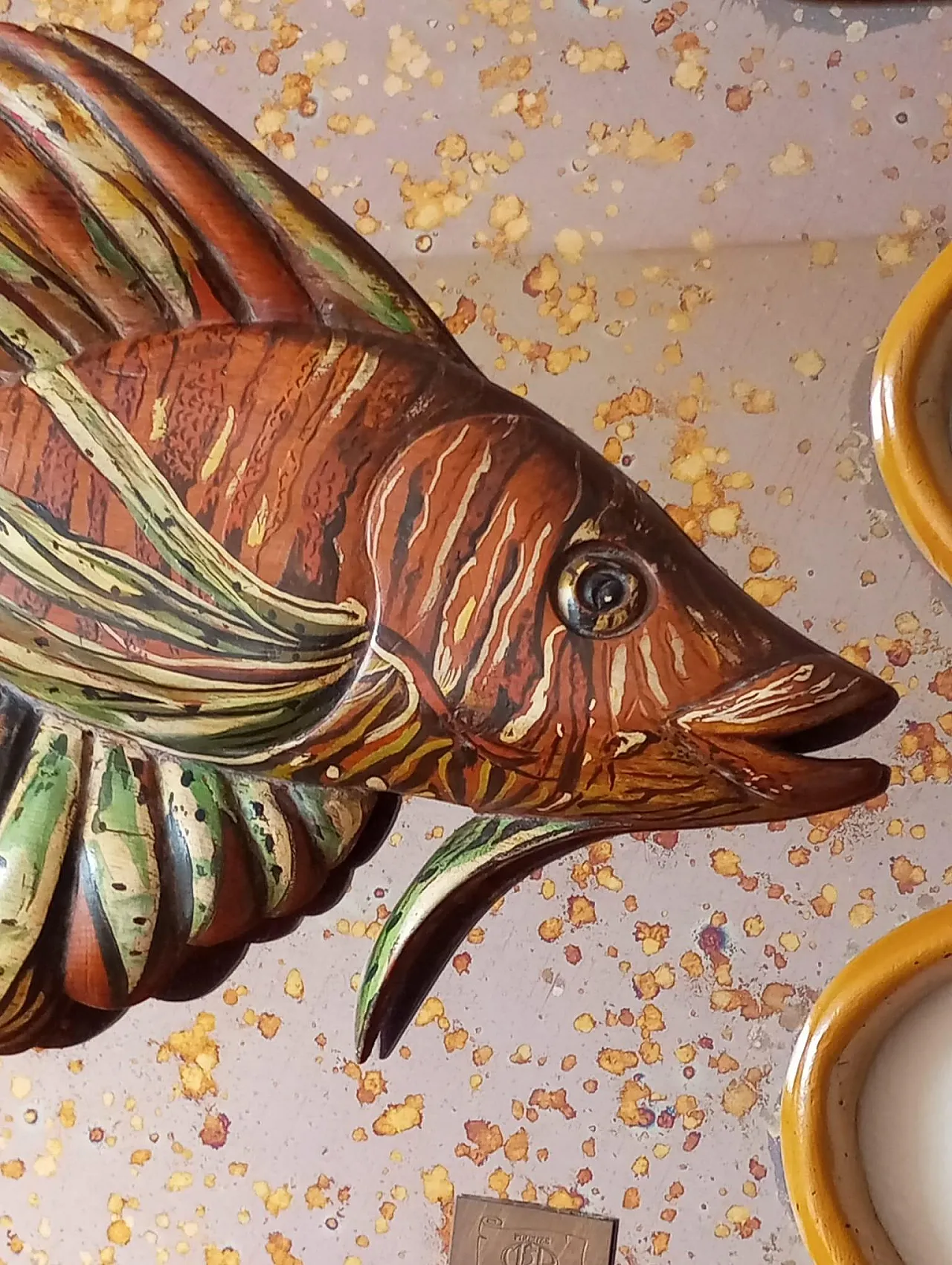 Mirror-sculpture with fish by Mauro Pieroni, Florence, 1970s 7