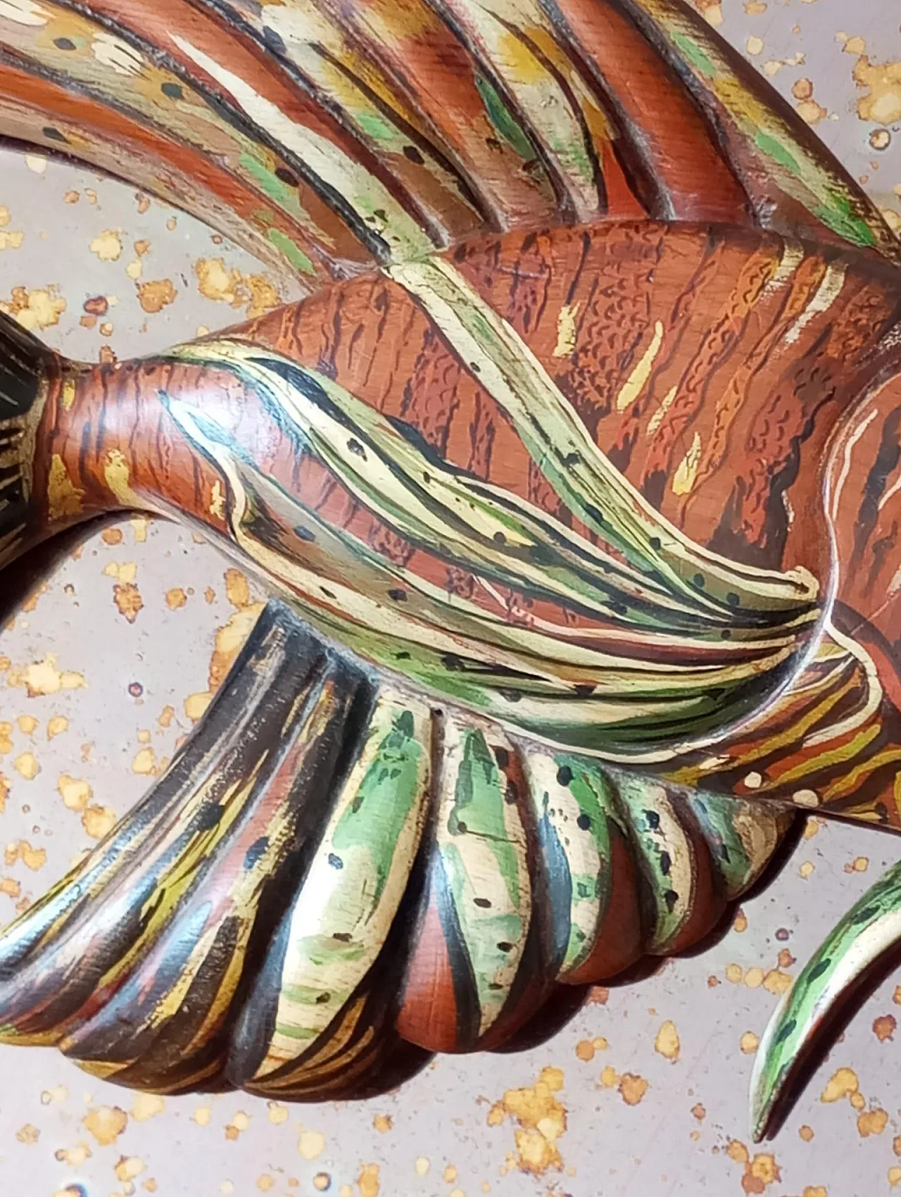 Mirror-sculpture with fish by Mauro Pieroni, Florence, 1970s 8