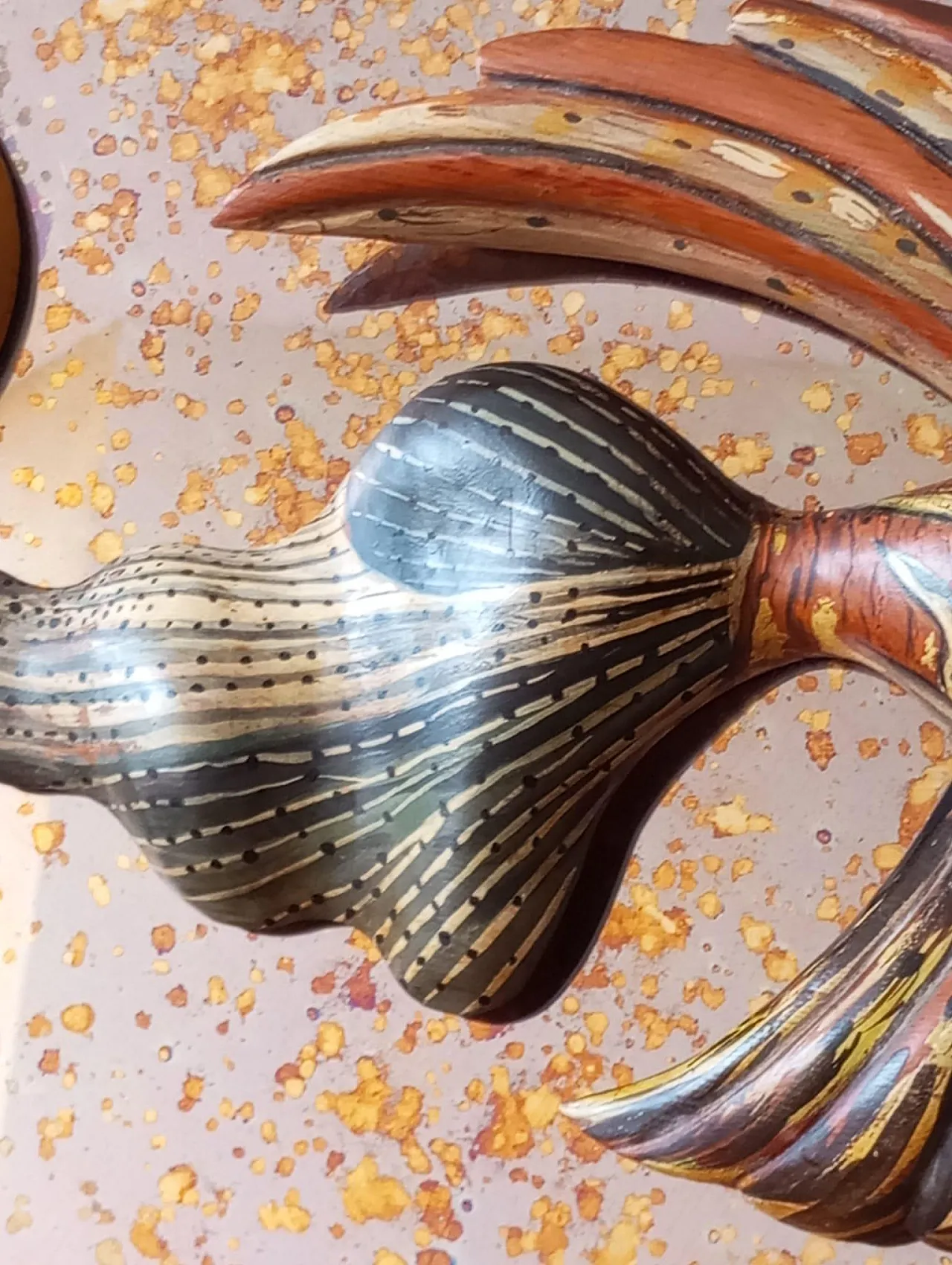 Mirror-sculpture with fish by Mauro Pieroni, Florence, 1970s 9