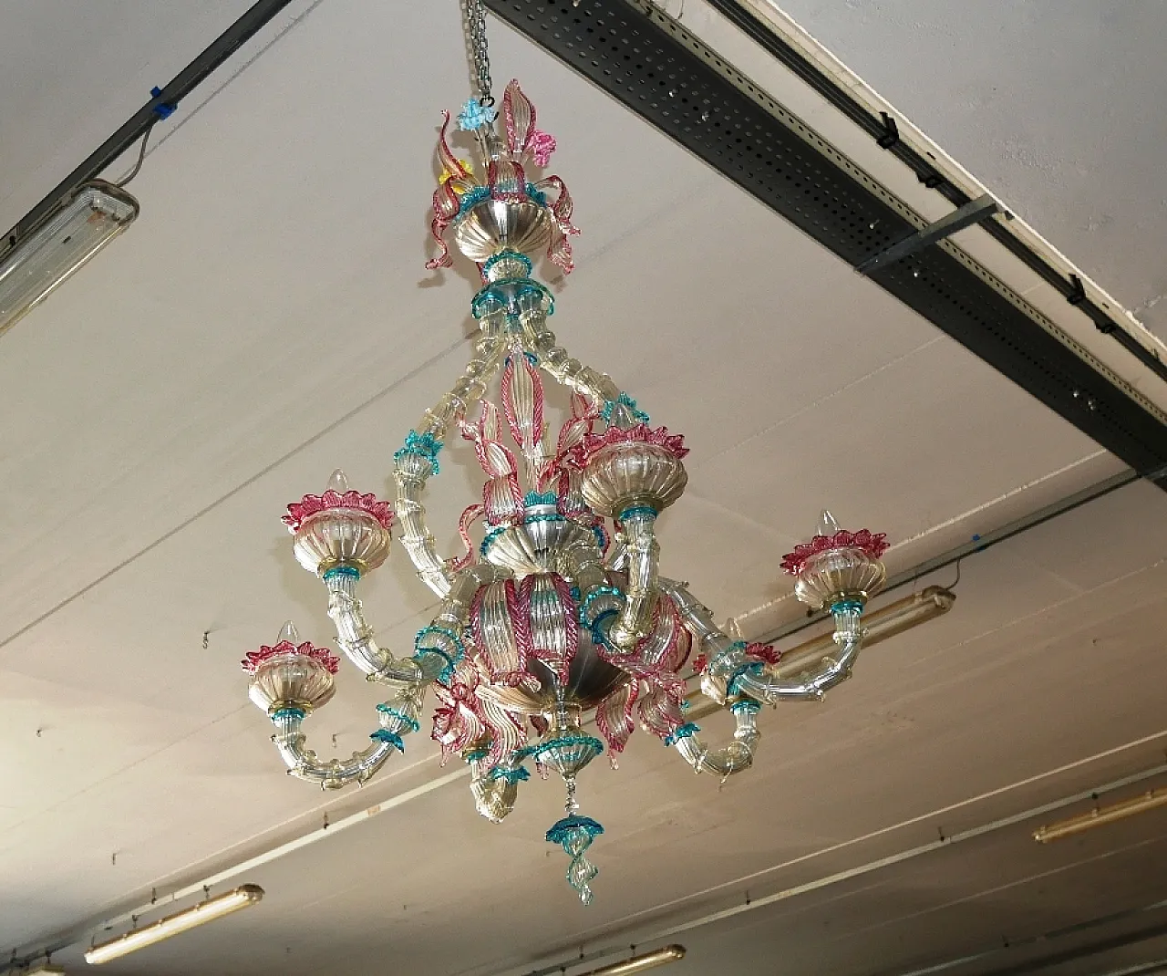 Lampadario di Murano Cà Rezzonico, '900 2