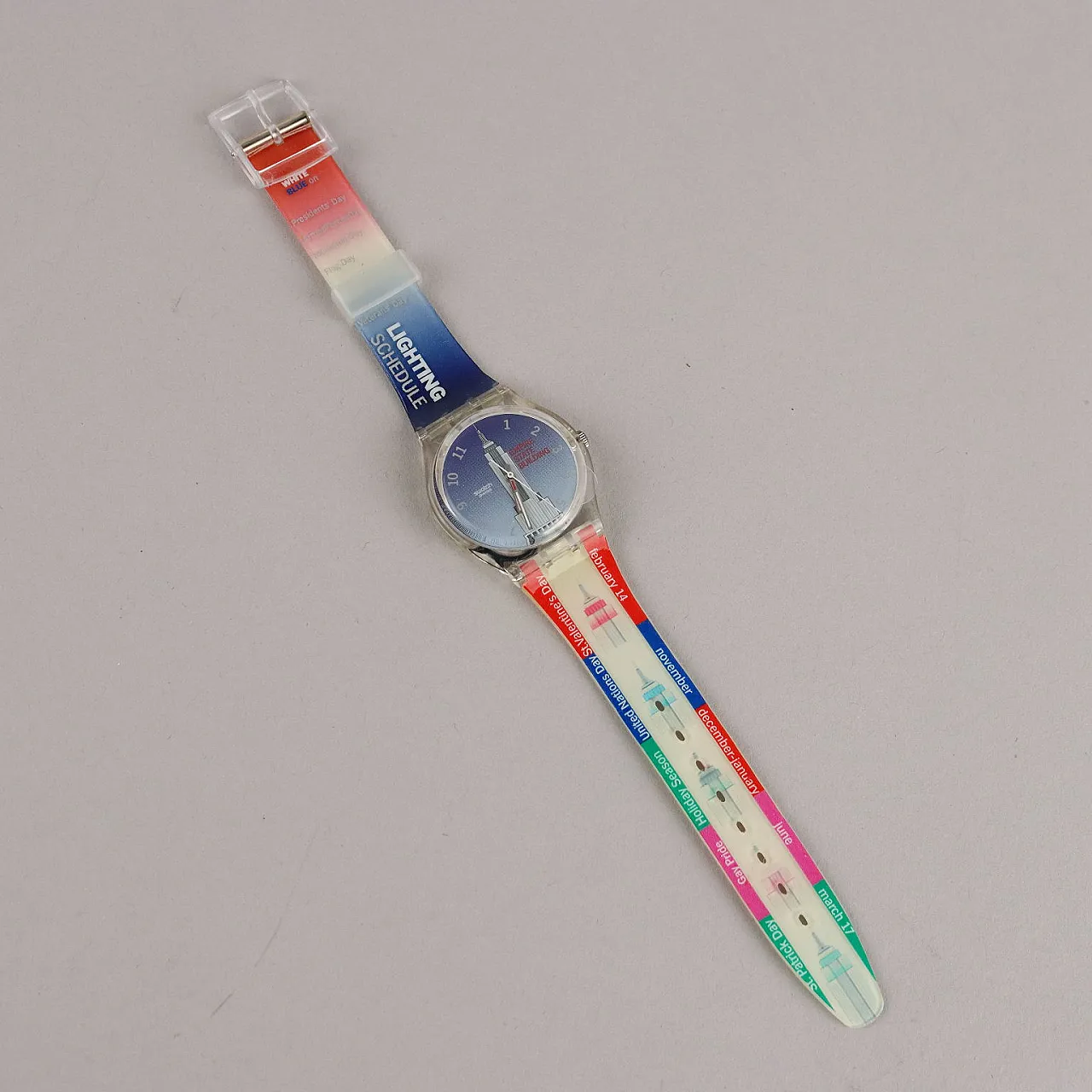 Swatch Time to Know Empire State Building GK 309, anni '90 3