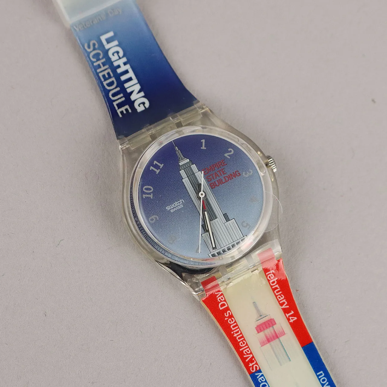 Swatch Time to Know Empire State Building GK 309, anni '90 4