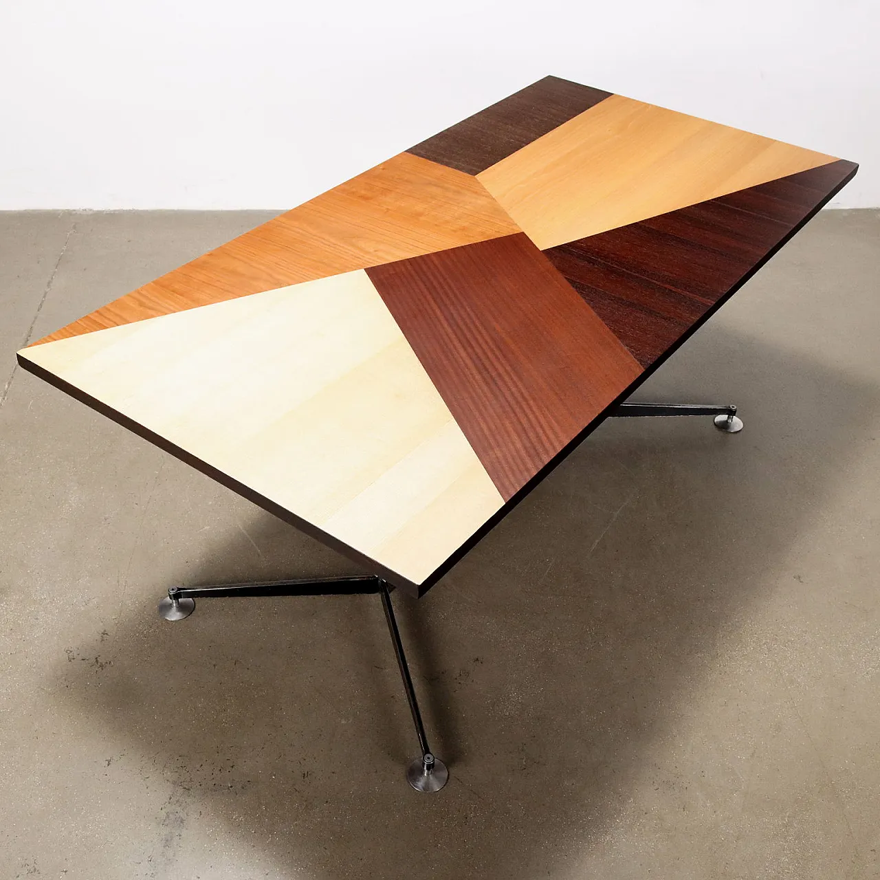 Prisma Collection table in various woods, 1960s 3