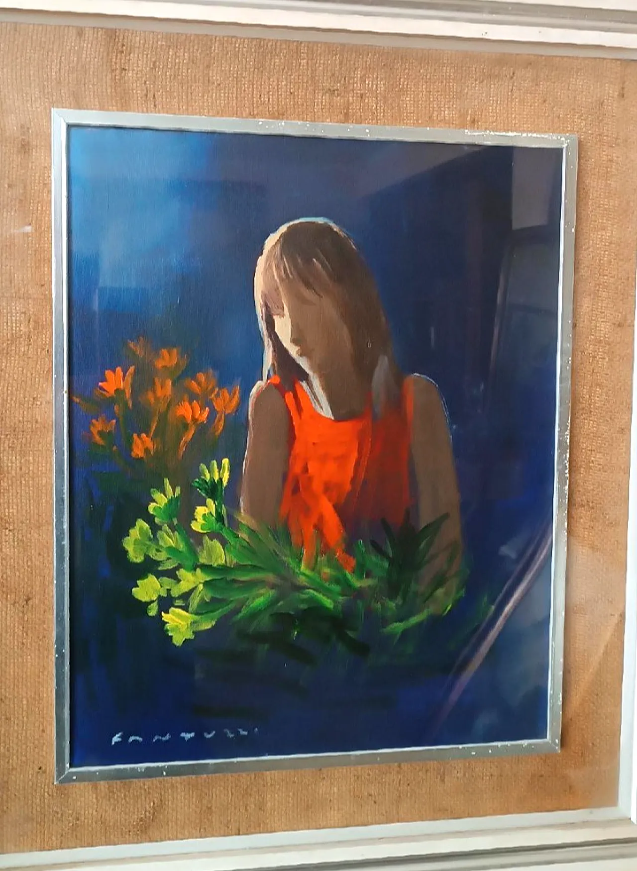 Dipinto olio su tela di Eliano Fantuzzi, '900 3