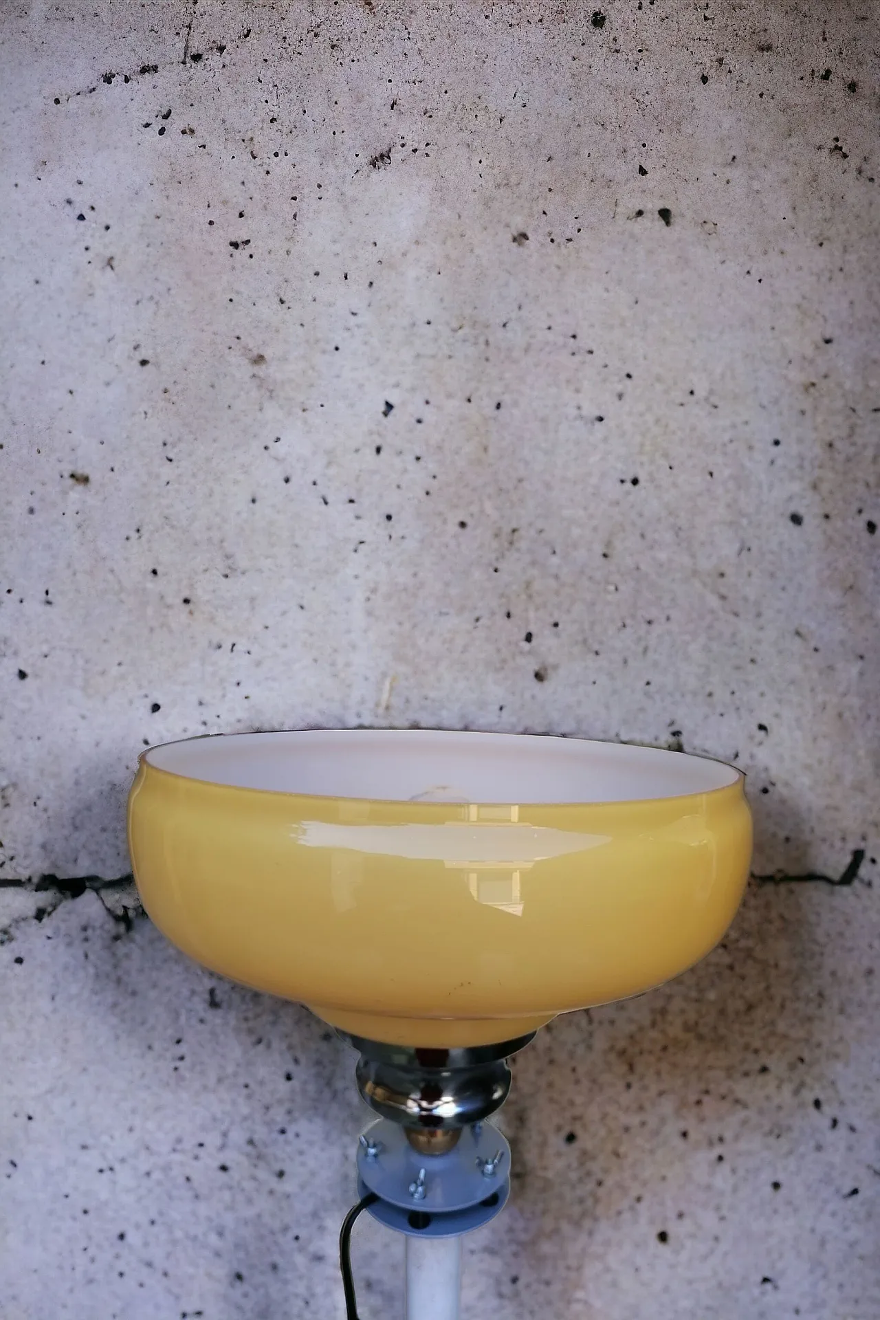 Lampada da Terra Artigianale industriale, anni '70 3