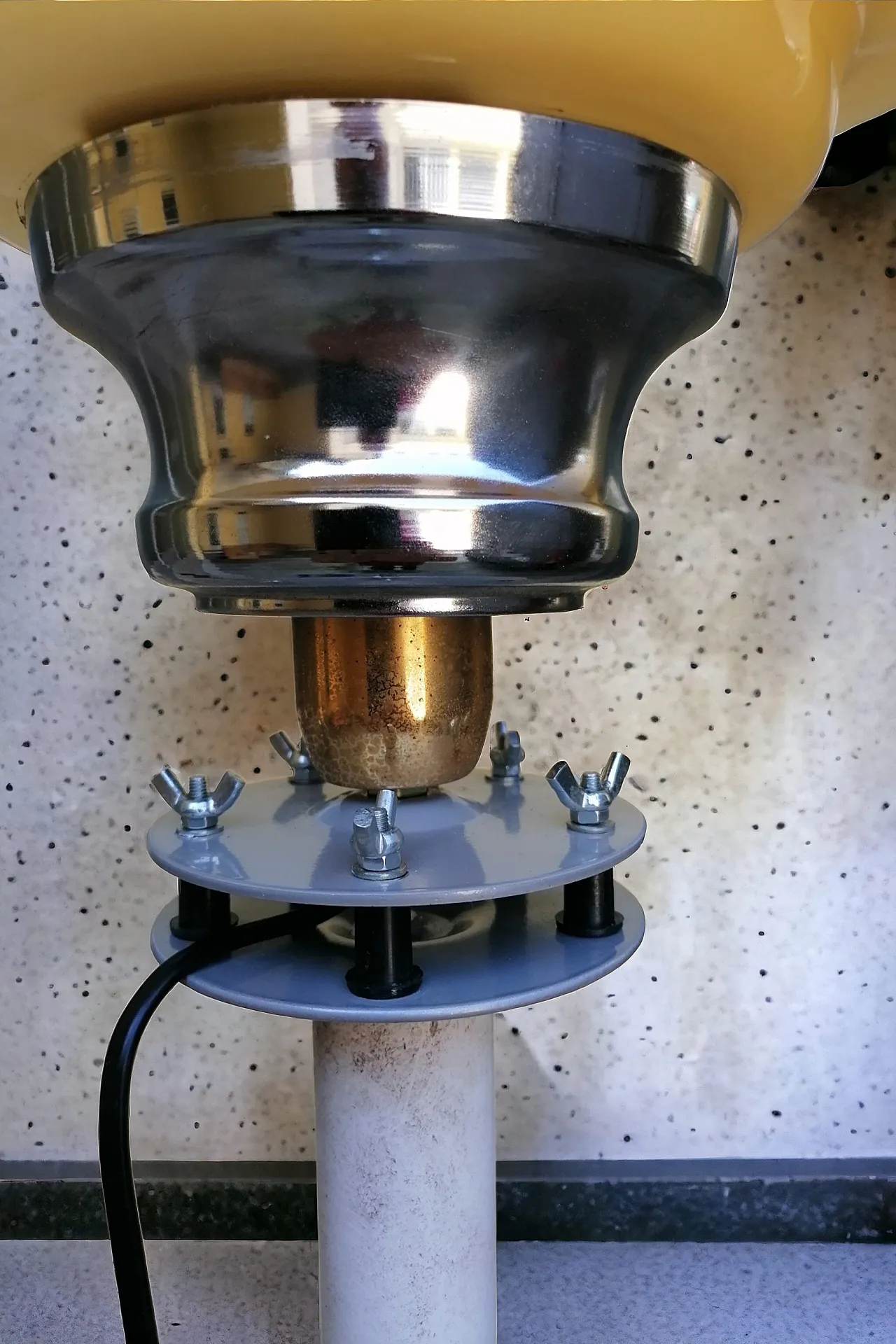 Lampada da Terra Artigianale industriale, anni '70 4