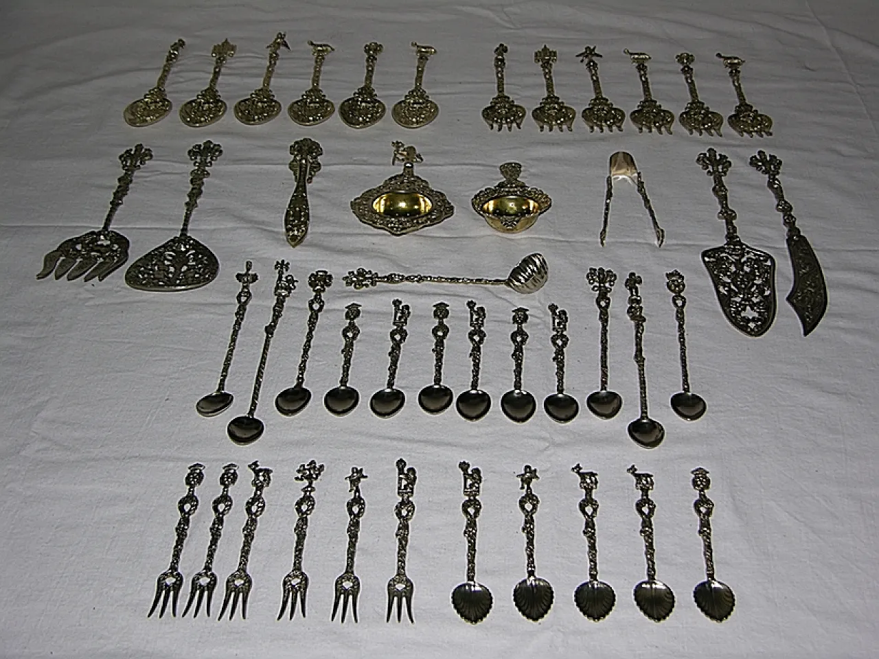 Collezione di Posate con stemmi araldici, anni '20 2