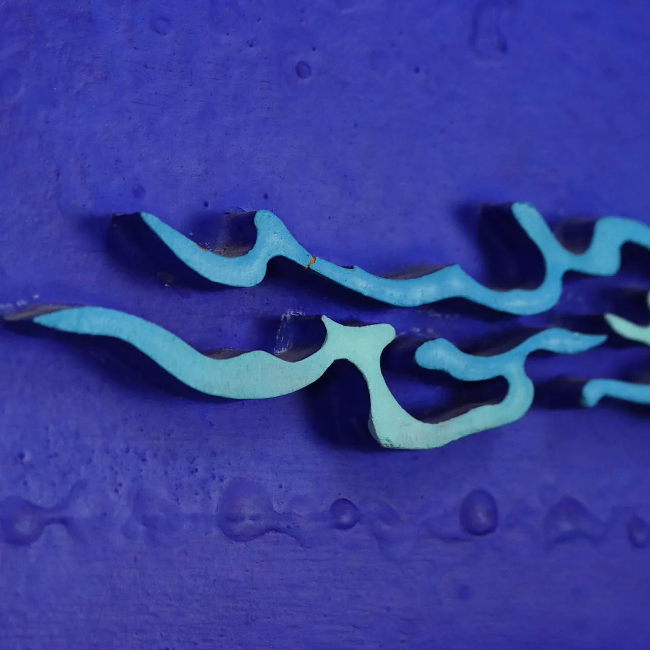 Dipinto di Giorgio Villa, tecnica mista su tavola, anni '90 5