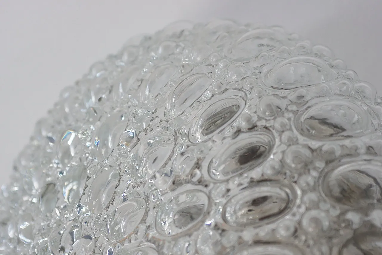 Applique Sirius Mid-Century di Helena Tynell per Glashütte Limburg, anni '70 4