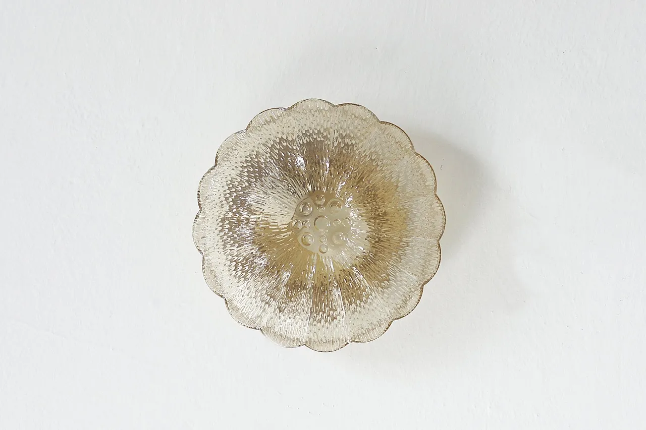 Applique Mid-Century a fiori, anni '60 1